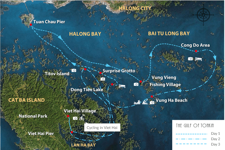 Halong bay itinerary