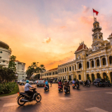 Ho Chi Minh Vespa Half-day