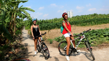 Hanoi Bicycle To Red River Island 3.5 hours