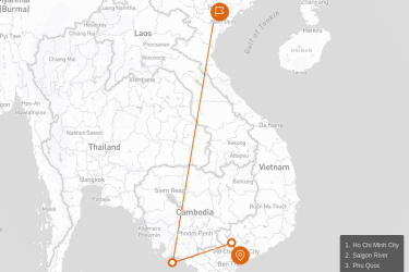 Deep In Love In Phu Quoc 5 Days Route Map