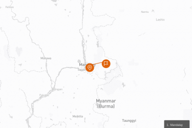 Mandalay – Pyin Oo Lwin Full day Route Map