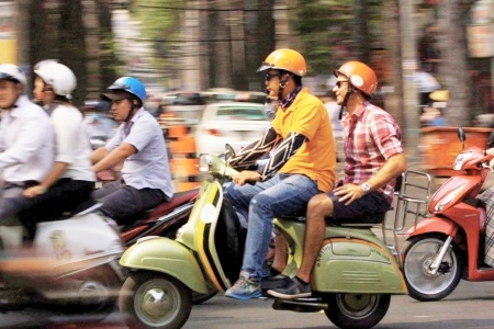 Explore Streets by  Vespa scooters