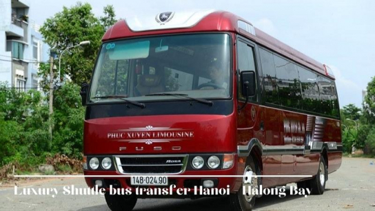 Luxury Shuttle Bus Transfer Hanoi - Halong Bay