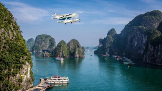 Combo: Orchid Cruise + Seaplane from Hanoi 3 days
