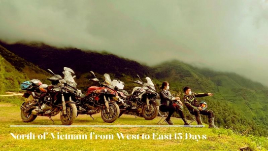 North Vietnam Motorbike Adventure from West to East 15 days