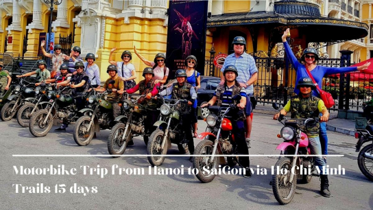 Motorbike Trip from Hanoi to Saigon via Ho Chi Minh Trails 15 days