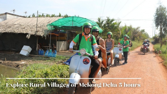Explore Rural Villages of Mekong Delta on Vespa