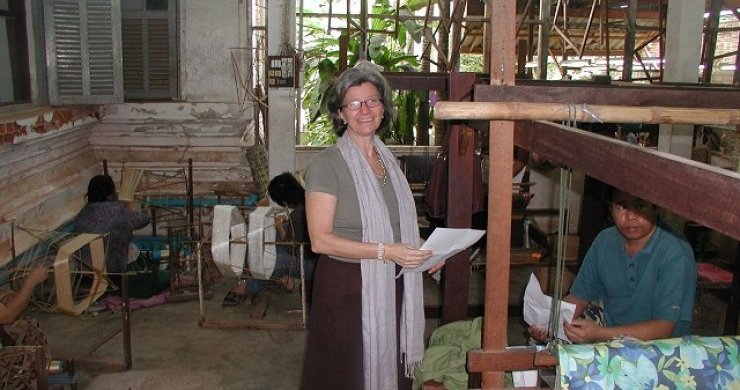 Mrs. Carol Cassidy’s weaving studio