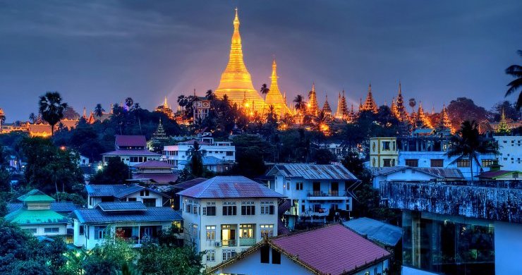 Yangon City In Myanmar