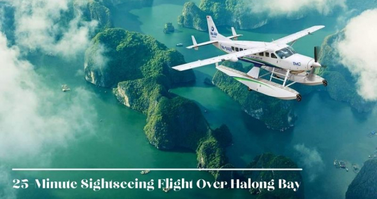 25-Minute Sightseeing Flight Over Halong Bay
