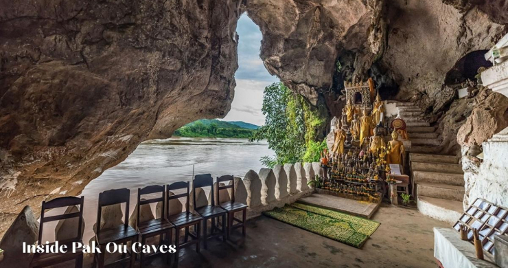 Inside Pak Ou Caves