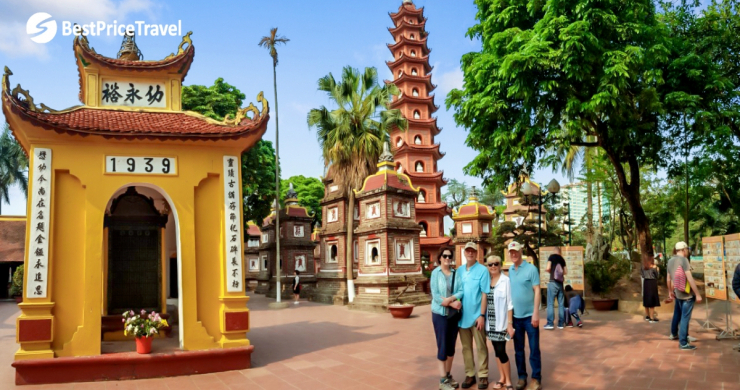 Day 2 Visit The Impressive Tran Quoc Buddhist Pagoda