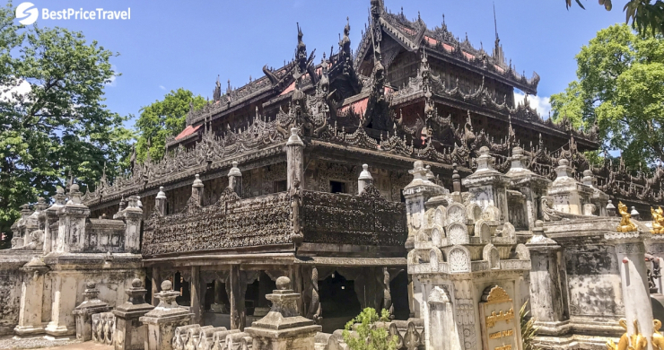 Day 4 Enjoy The Finest Wooden Architecture At Shwenandaw Monastery