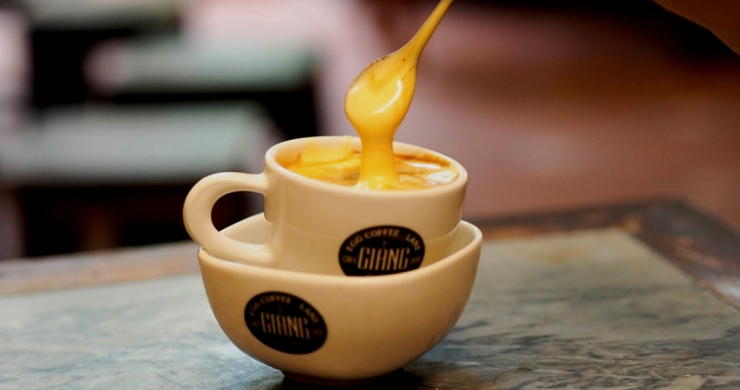 Try The Famous Egg Coffee
