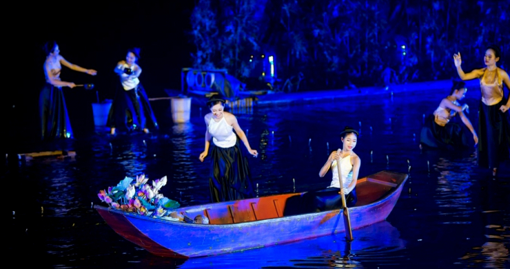 The Show Opens Up A Gentle Vietnamese Village Setting