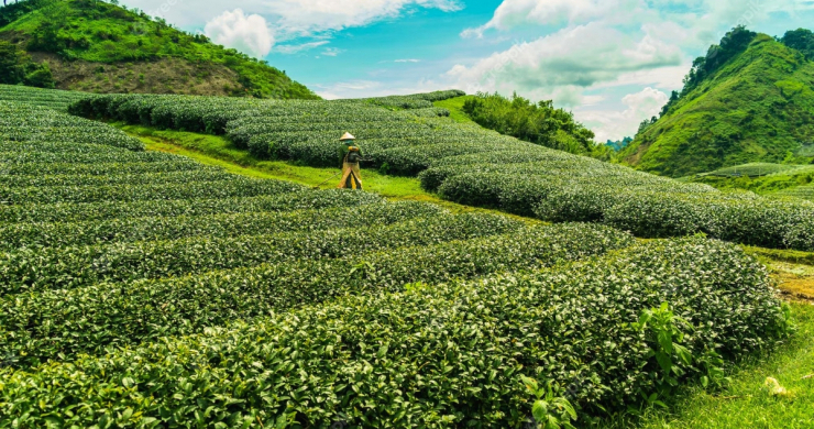 Day 6 Green Tea Fields In Moc Chau