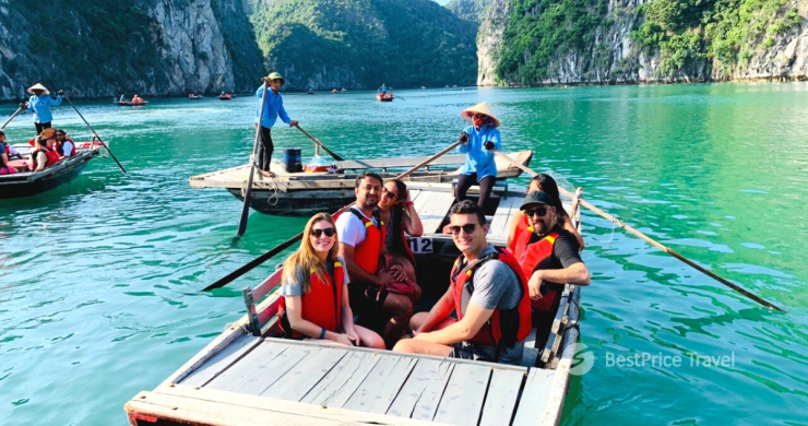 Day 9 Explore Halong Bay By Bamboo Boat
