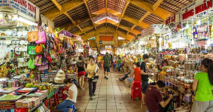 Lively Ho Chi Minh Local Market
