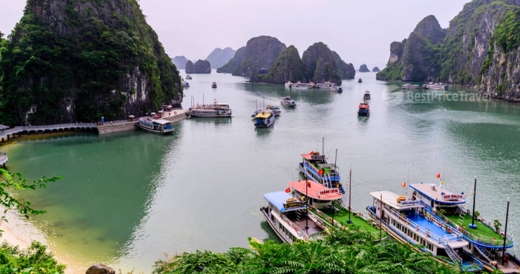 Admire The Scenery Of Halong From Above