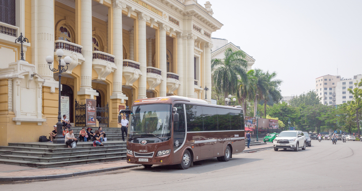 Luxury Shuttle Bus Transfer Hanoi Halong Bay