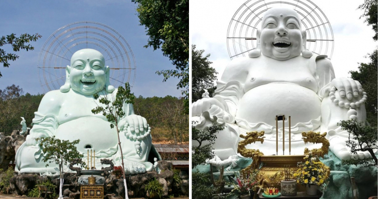Pass By A Gigantic Smiling Buddha