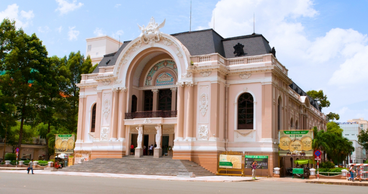 The French Architecture Of Saigon Opera House