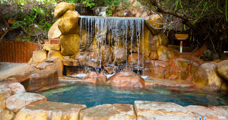 Relax With Hot Herbal Water Bath At Thac Ba Hot Springs