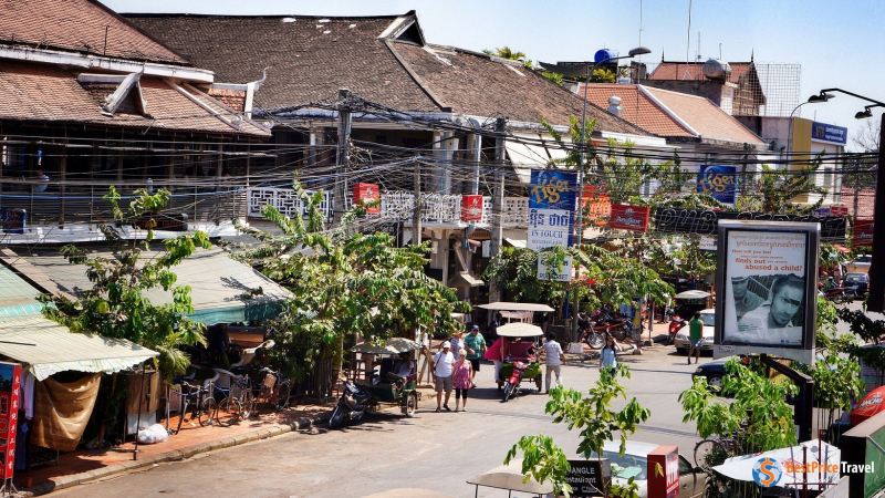 Street Scene In Siem Reap