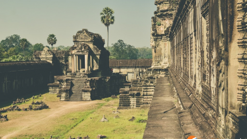 Side of Angkor Wat