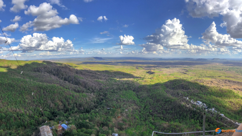 View from top of Mount Popa