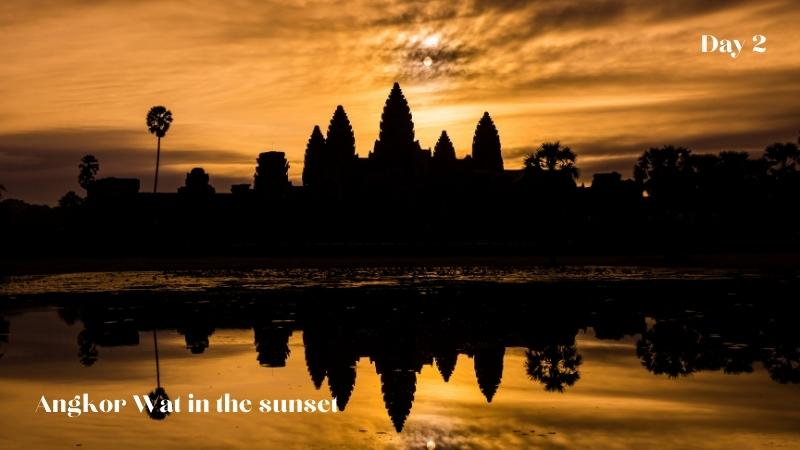 Day 2 Angkor Wat In The Sunset