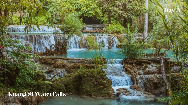 Day 3 Kuang Si Waterfalls