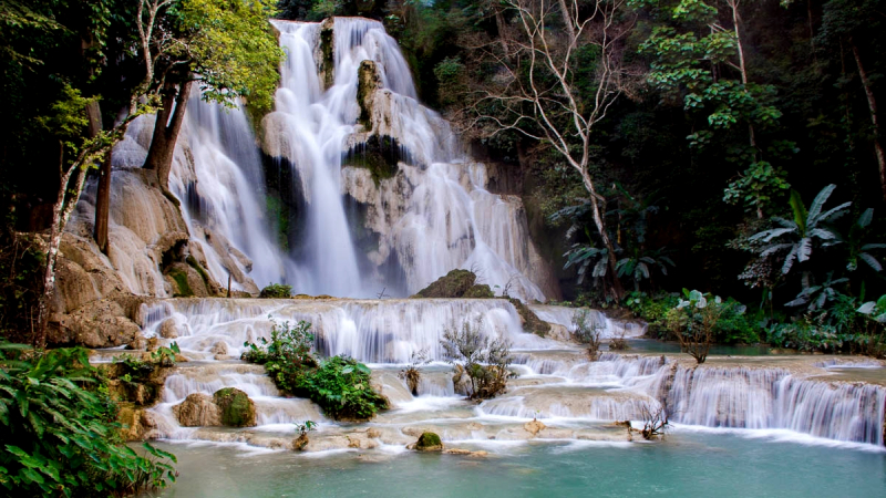Day 3 Explore Kuang Si Waterfalls, One Of The Most Amazing Waterfall In Laos