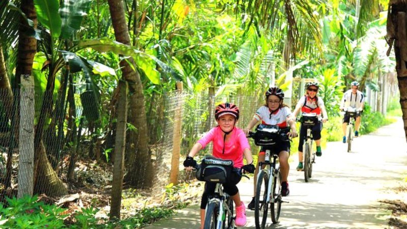 Day 4 Biking Around Villages On Tan Phong Island