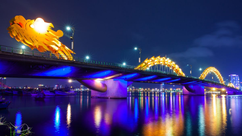Iconic Dragon Bridge Cross Poetic Han River