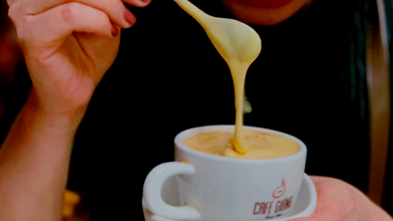 Try The Authentic Egg Coffee In Hanoi