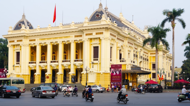 Follow The Route To Hanoi Opera House