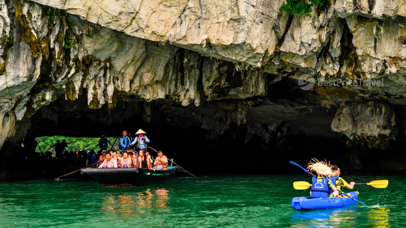 Visit Luon Cave In Halong By Boat
