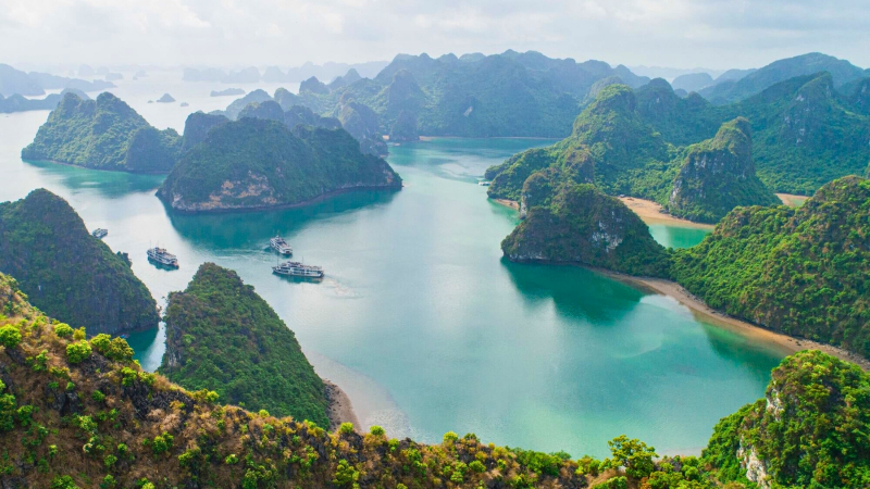 An Unless Beauty Of The Dragon Land Halong