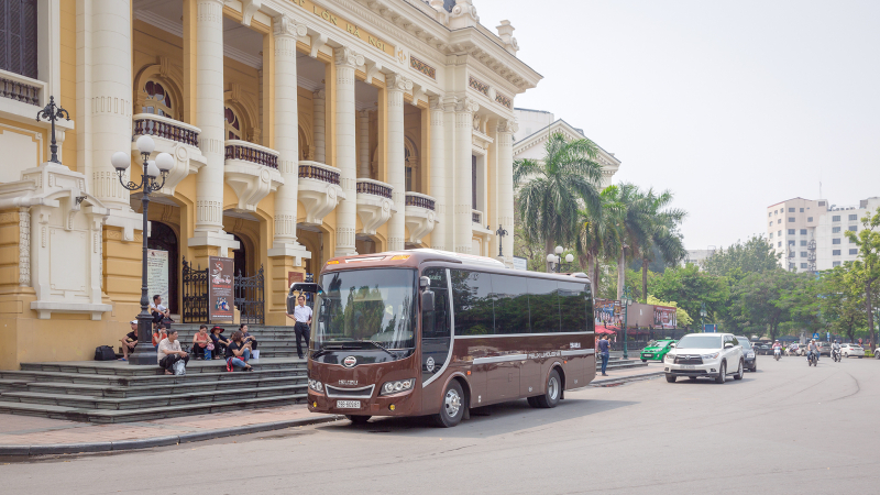 Luxury Shuttle Bus Transfer Hanoi Halong Bay