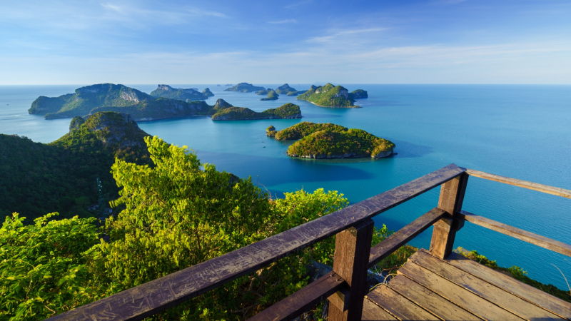 Angthong National Marine Park From High Position