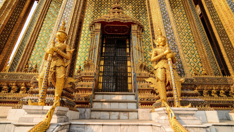 A Gate Of Wat Phra Kaew Temple