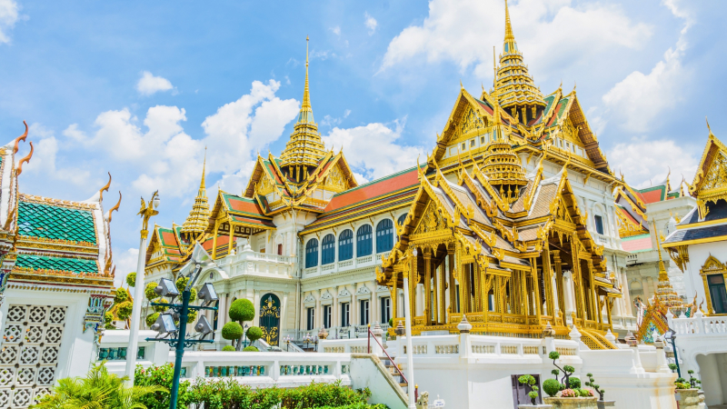 Majestic Architecture In Grand Palace