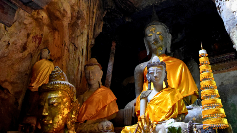 Buddha Images Inside Chiang Dao Temple Cave