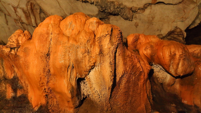 Inside Tham Jang Cave
