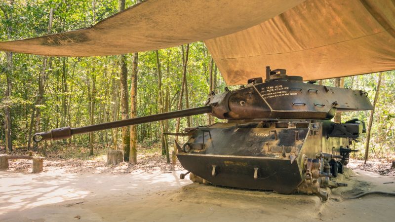 Outdoor Exhibition In Cu Chi Tunnels