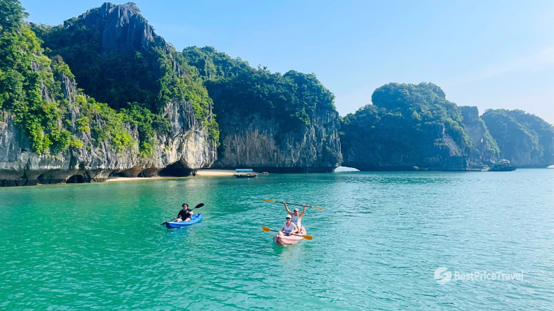 Day 8 Kayak To Discover The Scenic Halong Bay