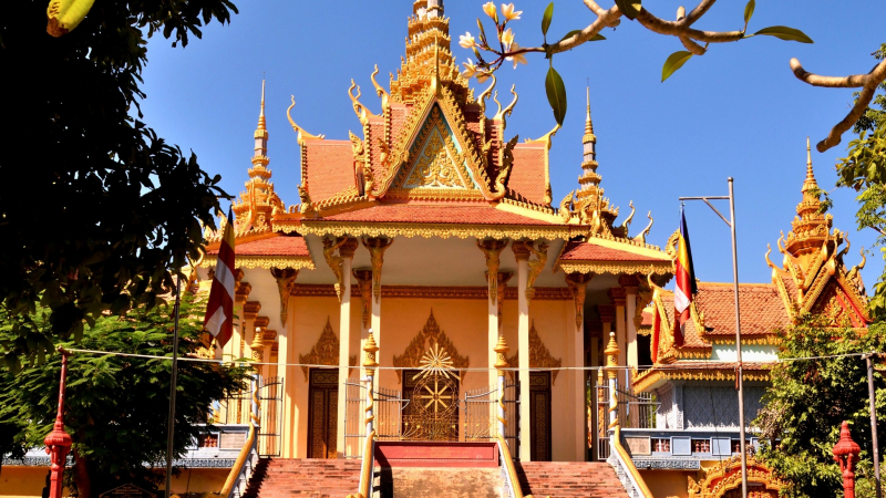 Ek Phnom Means Only Hill In Khmer