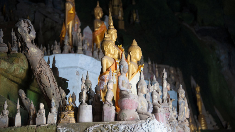 Day 2 Pak Ou Caves Home To Thousands Of Buddha Statues