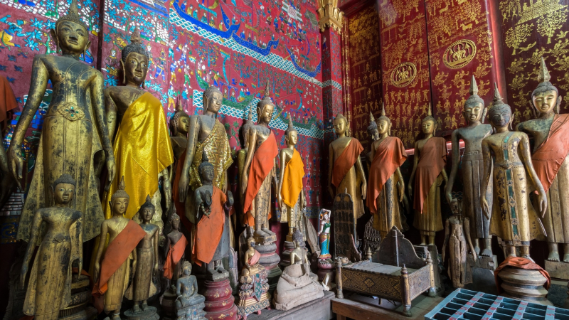Day 2 Buddha Images Inside Wat Xiengthong